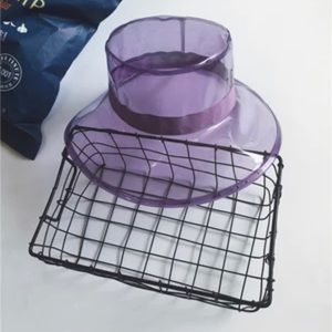 Purple Transparent Hat Bucket Hat